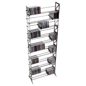 steel cd cabinet|expandable cd rack.